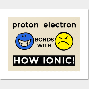 Proton Bonds With Electron How Ionic Posters and Art